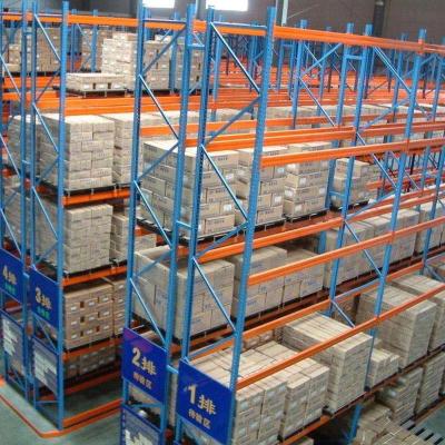 Étagère à palettes réglable pour entrepôt industriel