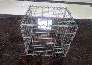 Stone Cage Retaining Wall Gabion Baskets , Gabion Mesh Cage Easy To Install