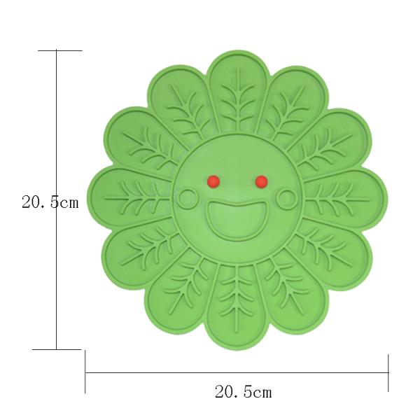 Durable Dog Slow Feeder Lick Pad Anti Tear Silicone Pet Food Mat