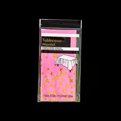 Rectangle CPP Printed Disposable Table Covers Waterproof And Oilproof Within Your Budget