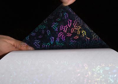 A4 Size Self Adhesive Holographic Stickers Cold Lamination Film Smooth and Glossy Easy to Use for DIY and Photos