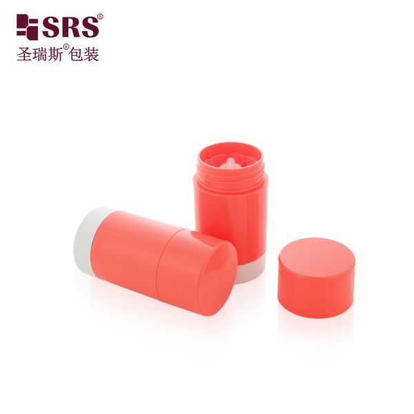 D048 15ml 30ml 50ml 75ml 90ml PP PCR Recycled Plastic Deodorant Stick Container Bottom Filling Cosmetic Packaging