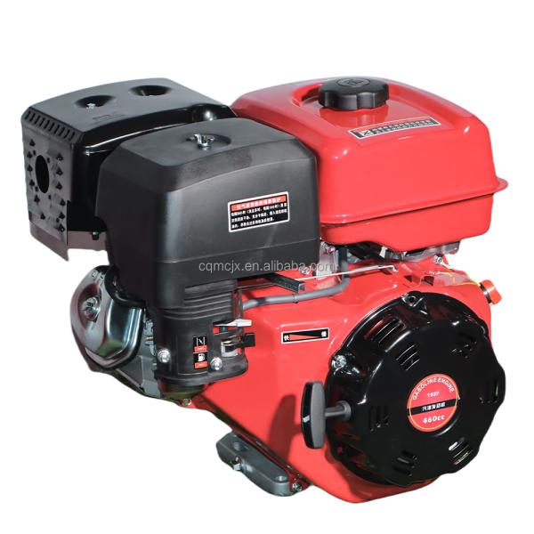 32 9kw/12hp 460cc Gasoline Engine 4 Stroke Petrol Engine Single Cylinder Recoil Start for Farm Machinery