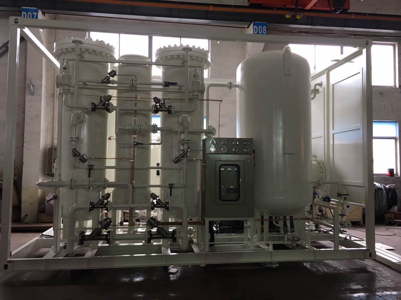 Portable PSA Nitrogen Generator 20 Nm3/hr 99.99% Purity CE ASME Certified