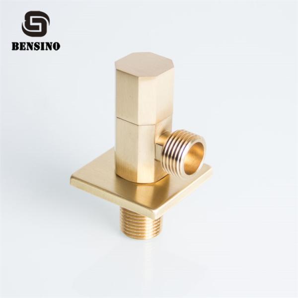 Silver Brass 145g 0.8MPA Chrome Plated Angle Valve