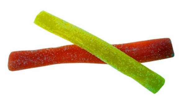 Convenient Store Chewy Gummy Candy Stick Shape Attractive Pattern Design