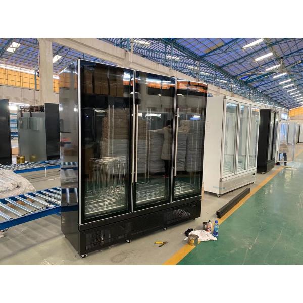 Upright Beverage Showcase Commercial Upright Cooler Fridge Store Glass Door Display Refrigerator