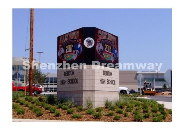 1R 1G 1B P 16 Outdoor LED Display Signs Hydraulic Lever with Meanwell Power Supply