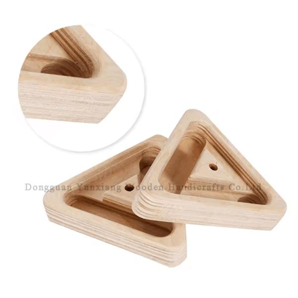 Équipement d'entraînement d'escalade en bois Hangboard portable Escalade Fingerboard Triangle Planches d'entraînement d'escalade en bois