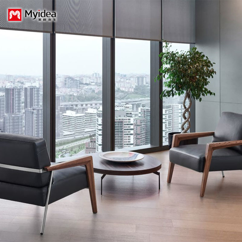 Executive Single-Seat Leather Lounge Sofa with High-Density Rebound Foam, Ash Wood + Stainless Steel Legs – Available in Multiple Color Options