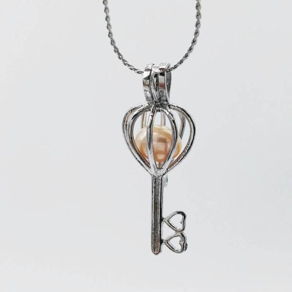 Pearl Cage Locket Findings Cage Pendant Essential Oil Diffuser Locket For Oyster Pearl Girl Women Gits Dropshipping