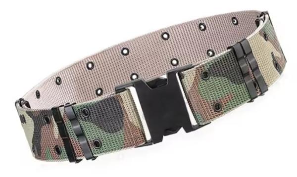 Camouflage Tactical Belt Webbed Waist Heavy Duty Molle Combat Belt