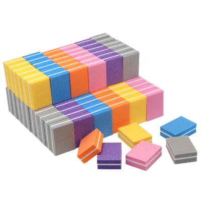 Mini Sponge Nail Care Tools / Nail Buffer Block Double Sided Size 3.5 * 2.5 * 1.2cm