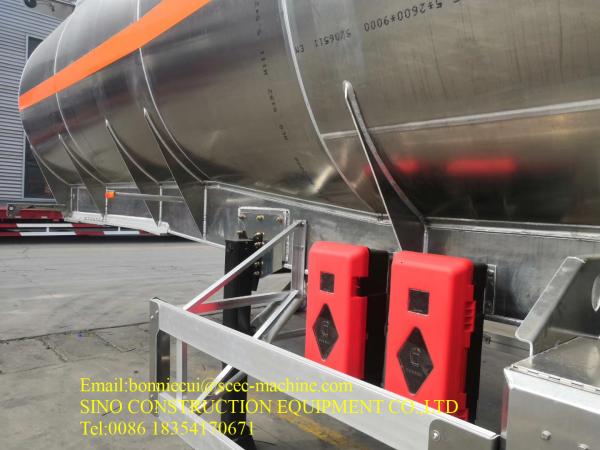 3 reboques resistentes de Axle Steel Fuel Tanker 70T semi