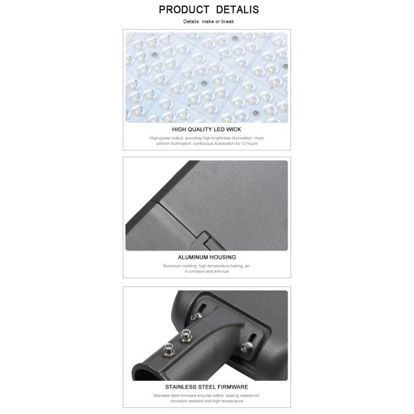 Aluminum body Solar Flood Lights Outdoor For Subway Parking Lots