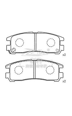 Buick Regal/GL8, placa de freio cerâmica, D698,12510016R