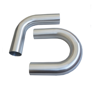 Длинная безшовная нержавеющая трубка, у согнула размер нержавеющей стали подгонянный выхлопной трубой