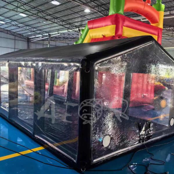 Прозрачная надувная автомобильная гаража капсульная палатка наружная надувная автомобильная крышка