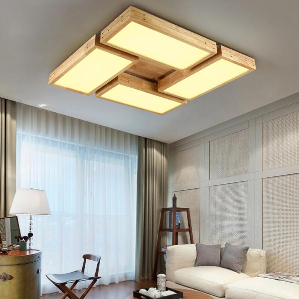 Wood effect ceiling lights For Indoor home Lighting Fixtures (WH-WA-01)