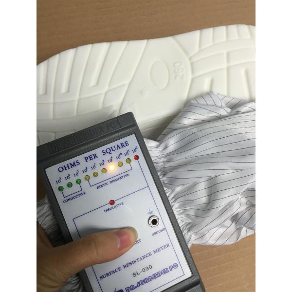 Безопасность PVC кожаная верхняя ESD обувает подошву PU рукава нашивки 5mm удобную