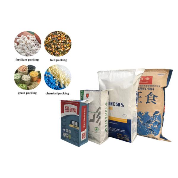 A válvula seca do papel de embalagem do almofariz de 25KG 50KG ensaca o saco do saco da válvula da embalagem 15KG para o esparadrapo da telha 20Kg