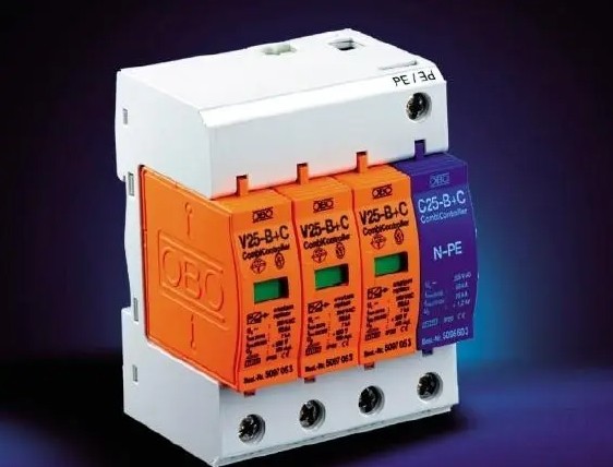 3P+N Lightning Surge Protection Device T2 Class C Spd Protection Device