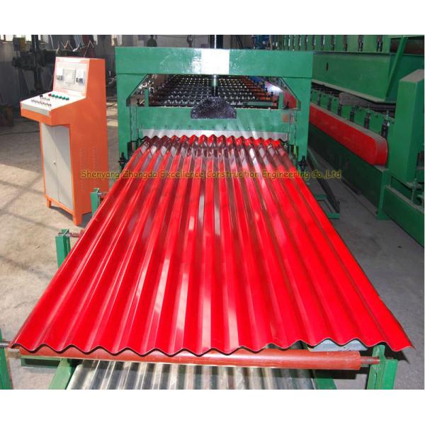 Металл доказательства погоды покрытый цинком рифленый настилая крышу облегченные листы толя