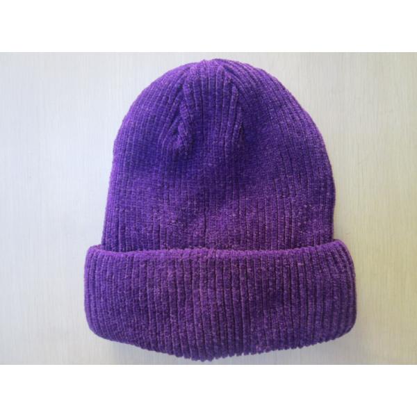 Chenille Yarn Hat--Acrylic Hat--Ladies and Men--Folden Hat--Solid color--Winter and Outside