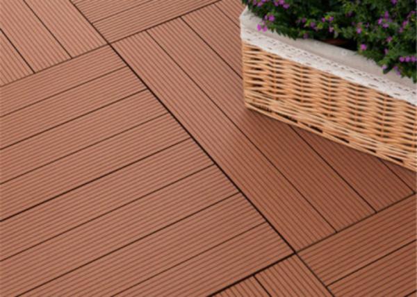 Recyclable Wood Plastic Composite Decking Board For Outdoor Balcony