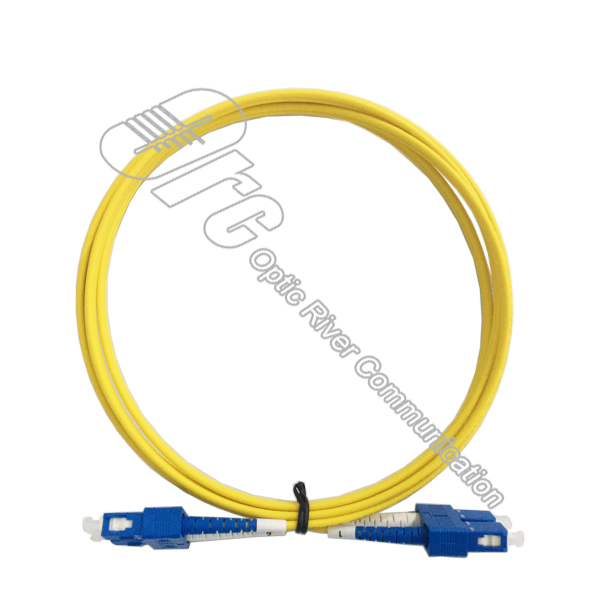 9/125um UPC polishing Fiber Optic Patch Cable Single Mode SC To SC