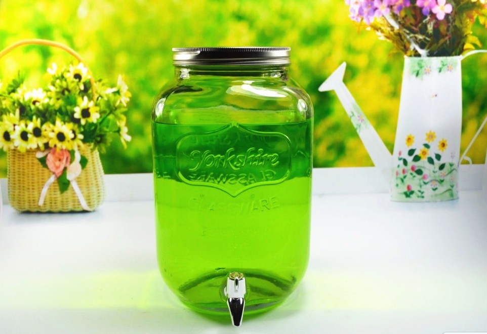 glass juice / beverage dispenser
