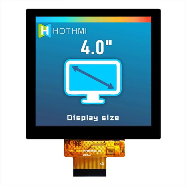 Точки IPS TFT LCD SPI ST7701S 4 дюймов 480x480 со стеклянной крышкой