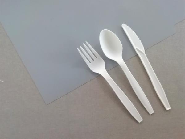 7 Inch Pla Cutlery Sets Disposable Biodegradable & Compostable Utensils Perfect Alternative To Plastic Bamboo & Wood