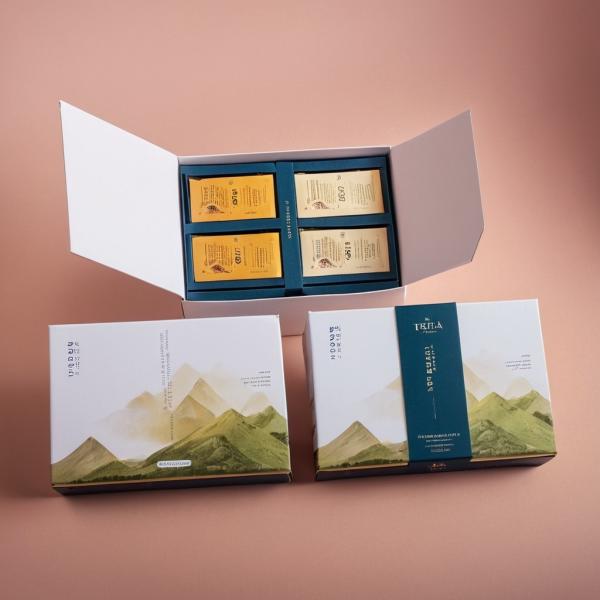 Wholesale Tea Bag Paper Packaging Box for Tea Product 4 Bag Instant Beverage Coffee Tea Packaging With Custom Design