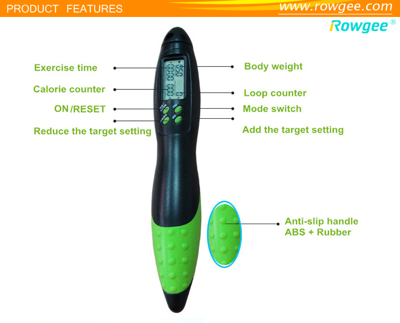 Fitness Jump Rope Blue Unisex Home Fitness Jump Rope With Adjustable Bearing Speed Skipping JP-100