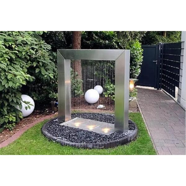 Особенность воды занавеса дождя нержавеющей стали орнамента воды сада металла