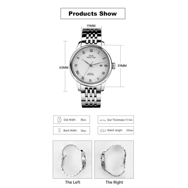 Men's Luxury Sapphire Business Watch-OEM