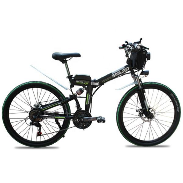 350W 26 Inch Foldable Electric Bike With Lithium Battery 48V 10AH