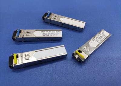 1.25G 1000base SFP Module , BIDI SFP Module TX1550 RX1310 40KM SM LC Connector