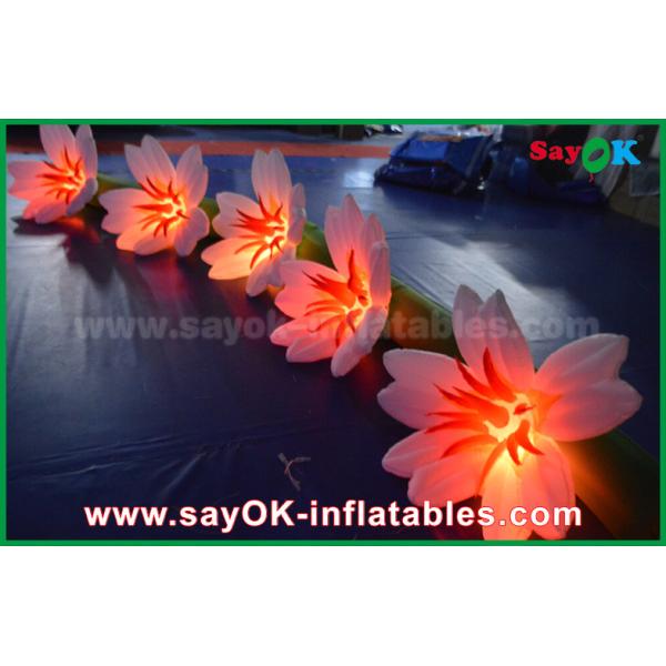 украшение цепи цветка длинного нейлона 5м раздувное раздувное светлое для Веддинг