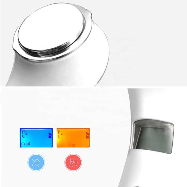 лицевые приборы красоты 1000mAh нагревают охлаждая Massager гальванического иона лицевой