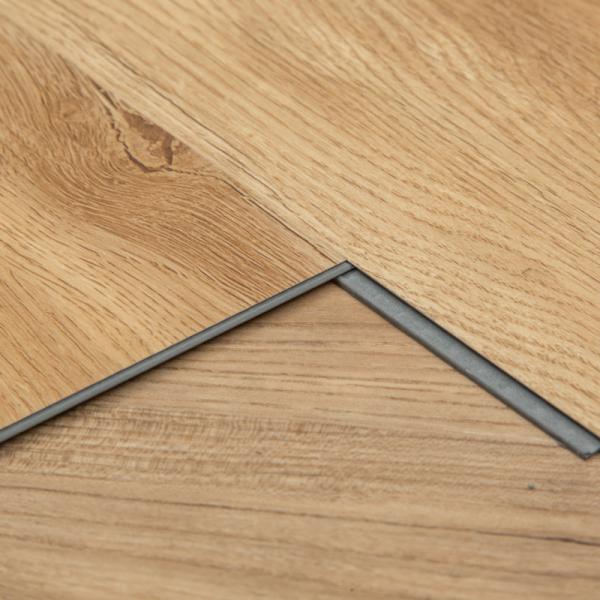 Rigid Core Commercial Floor Covering Environmental Friendly Wood Graing Effect
