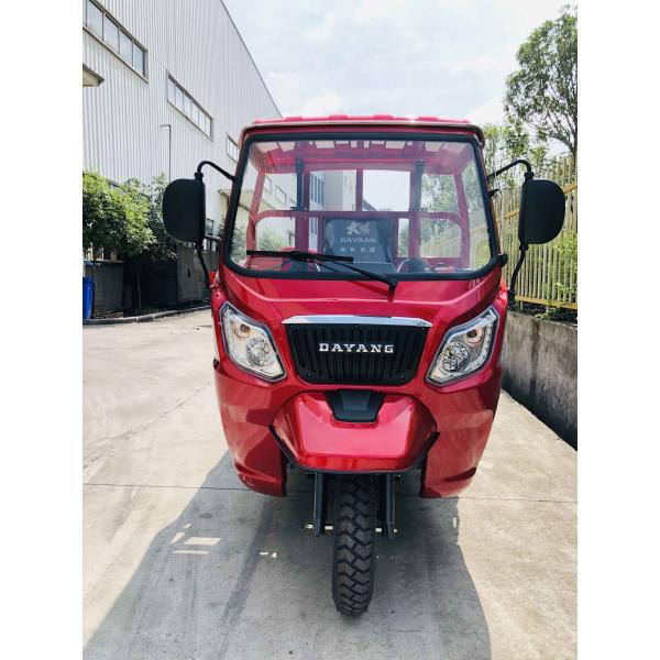 800W DAYANG Semi Cabin Cargo Tricycle with 250cc Engine and Hydraulic Strut Motorcycle