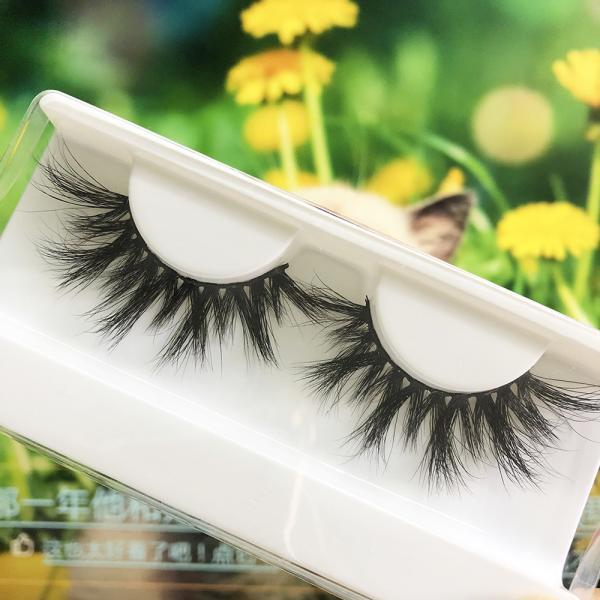 Reusable 5D Mink Eyelashes / Private Label Black Mink Lashes Vendor