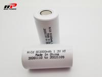 Cellule de batterie du haut débit 10C 15C de la batterie 1.2V 2000mAh de NICD