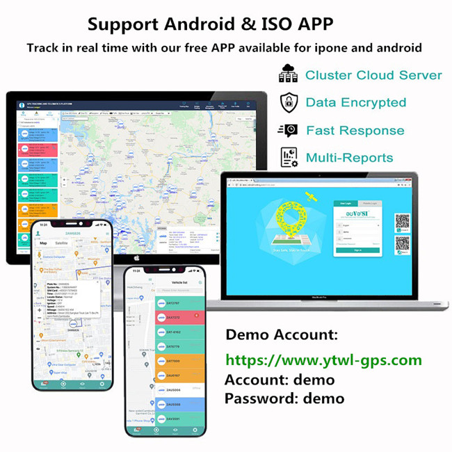 навигация SMS LBS 1800MHZ автомобиля мотоцикла отслежывателя GPS кораблей 4G LTE