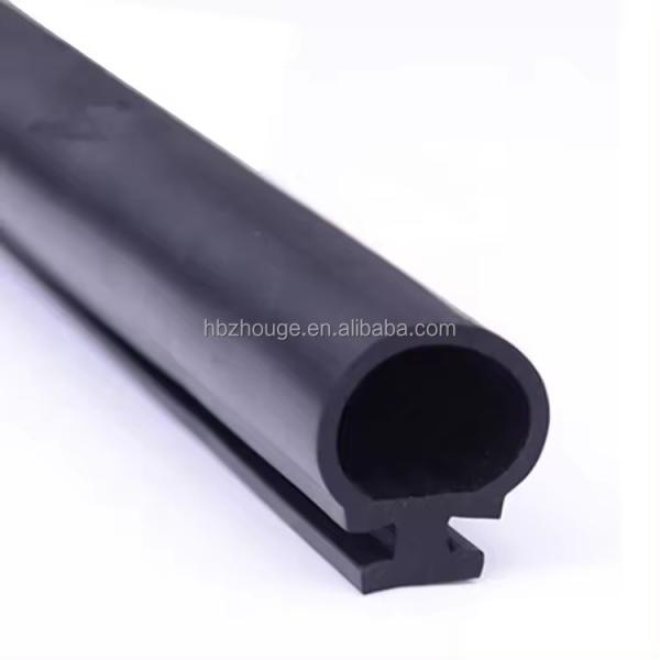 Black Waterproof Epdm Rubber Draught Seal Weather Strip For Shower Door