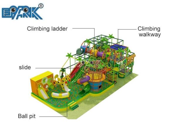 300W Amusement Park Playground Equipment Kids Naughty Castle Play Zone Games Center