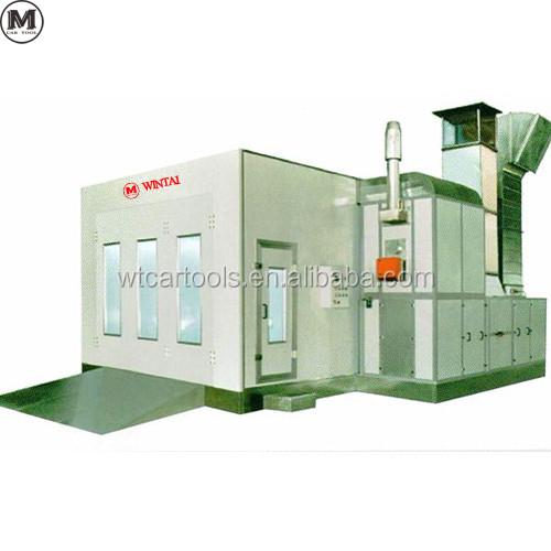 Orange Diesel Spray Paint Booth for Vehicle Painting in Orange Color and Efficiency