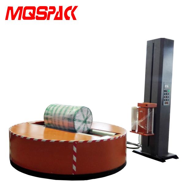 Variable Turntable Speed Reel Wrapping Machine Manual / Automatic Exchangeable